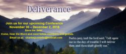 Nov 30 – Dec 2 Healing & Deliverance Conference Schedule (MOS)